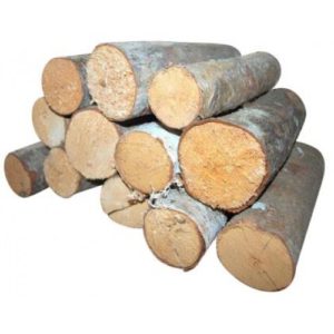 mixed unsplit firewood logs