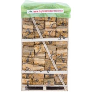 80 Nets Kiln Dried Ash Logs Bagged Firewood