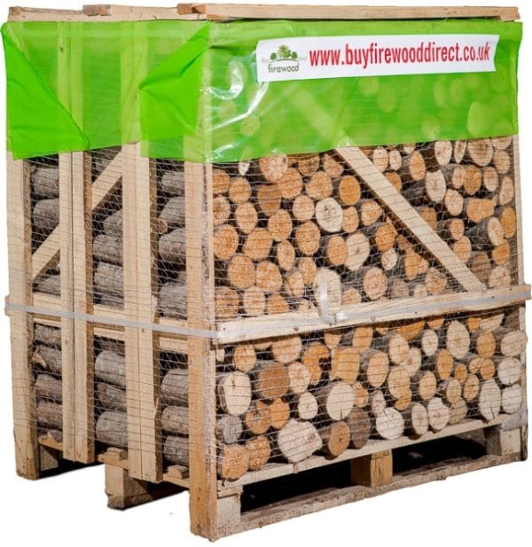 kiln dried mixed unsplit hardwood logs flexi crate