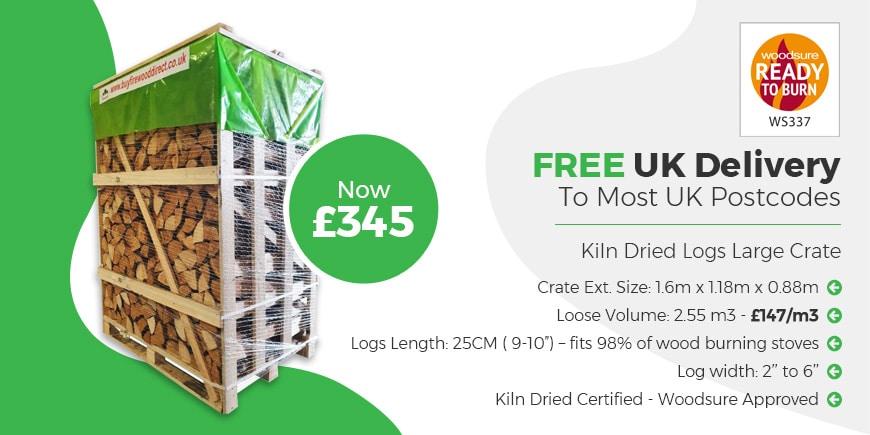 KILN DRIED LOGS LARGE CRATE