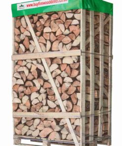 Kiln dried firewood logs in a large xl crate ideal for bulk heating requirements