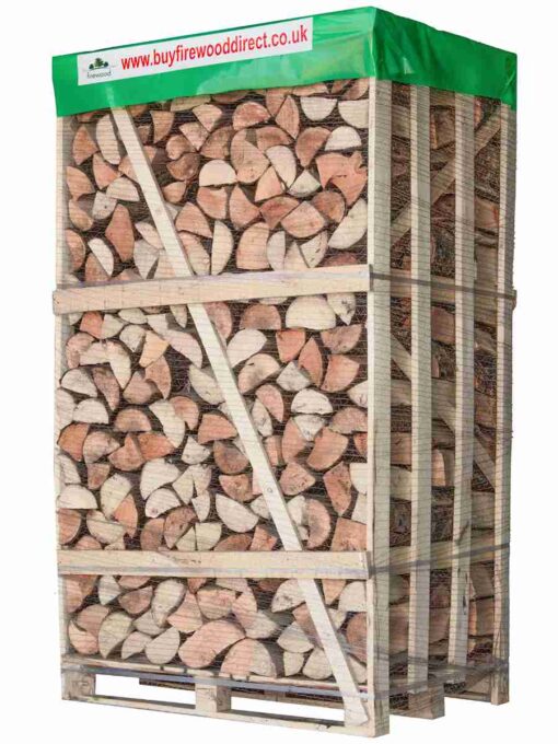 Kiln dried firewood logs in a large xl crate ideal for bulk heating requirements
