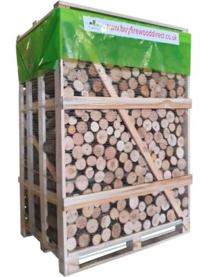 ln dried unsplit hardwood logs large crate