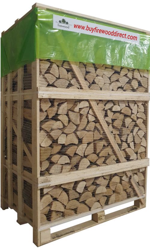 kiln dried ash logs large crate Ireland